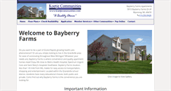 Desktop Screenshot of bayberryfarmsapartments.com
